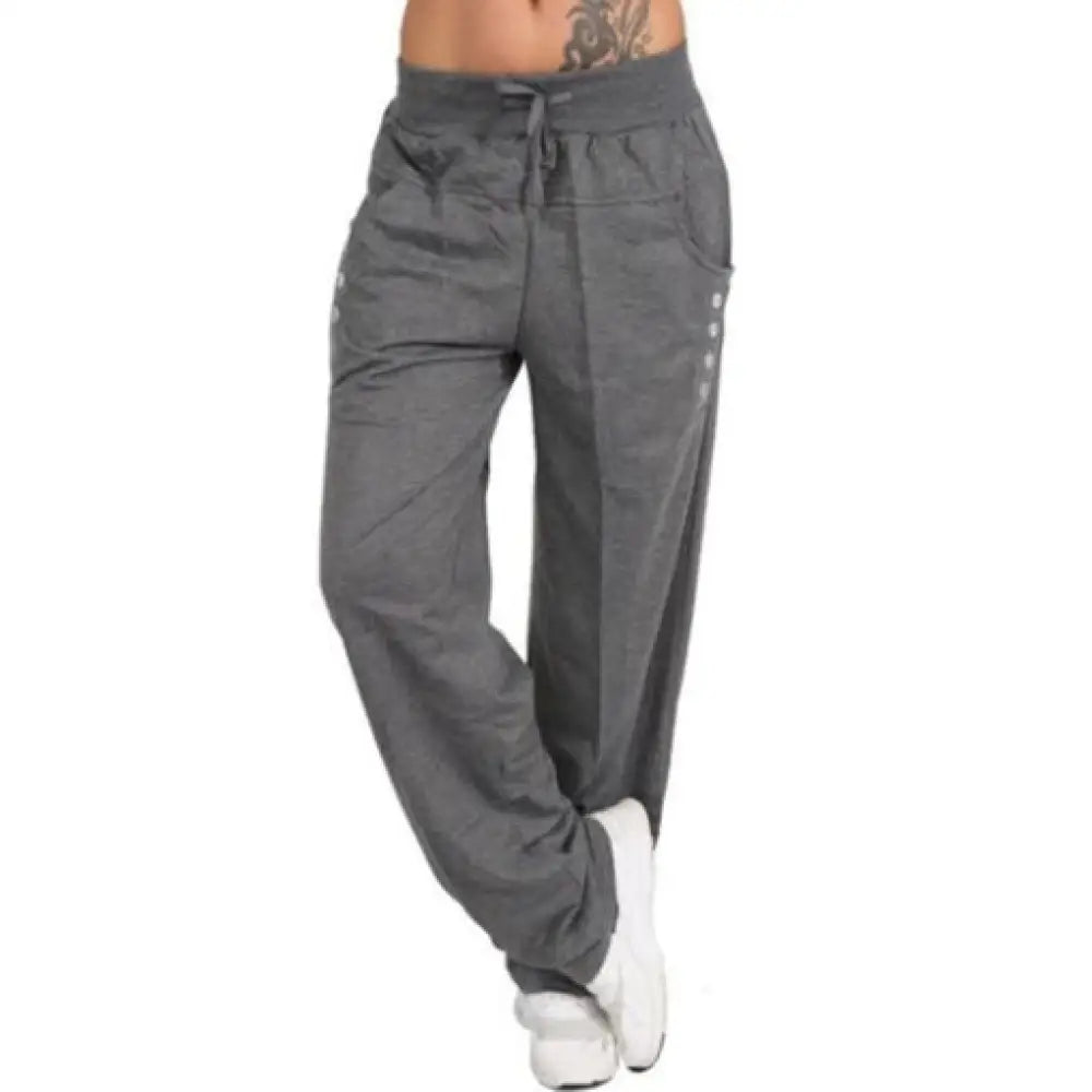 Women's Jogger Pants – 6 Pockets, Elastic Waist