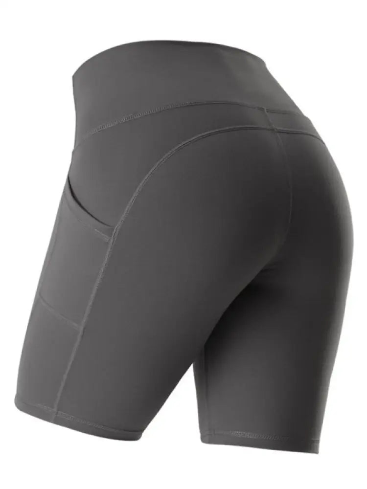 Women's High-Waist Bike Shorts – Compressive, Pocket, 5 Colors