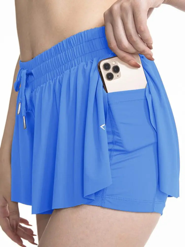 Women's Solid Color Runner Shorts – Lightweight, 10 Colors