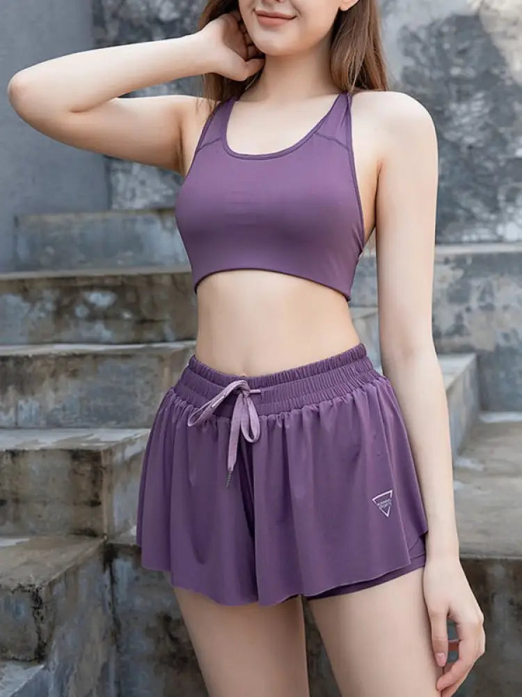 Women's Solid Color Runner Shorts – Lightweight, 10 Colors