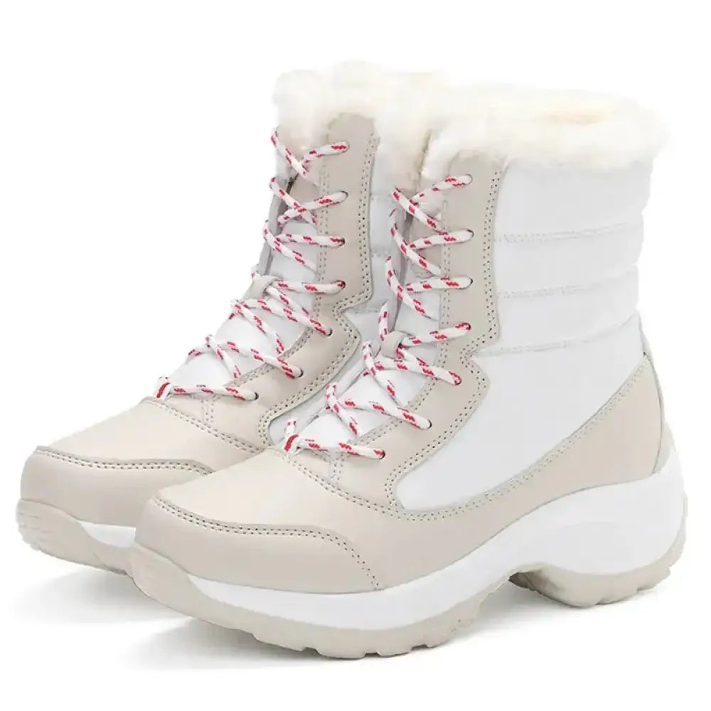 Women's Warm Ankle Snow Boots – Waterproof & Slip-Resistant
