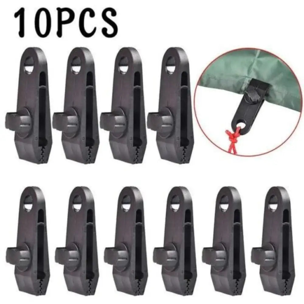Heavy-Duty Tarp Clips & Awning Clamps – 10-Piece Set
