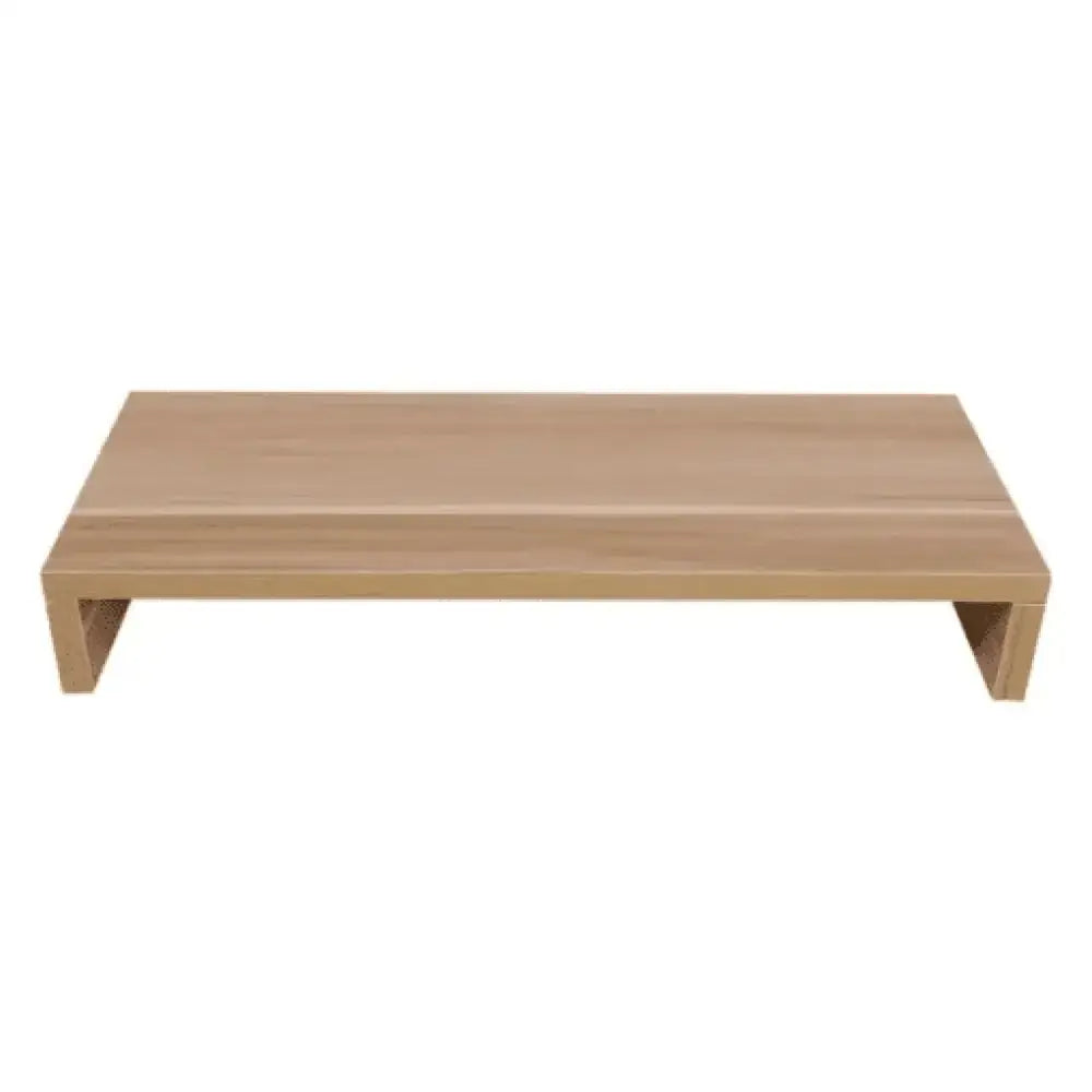 Wooden Monitor & TV Stand – Ergonomic Desk Riser 50lb Cap