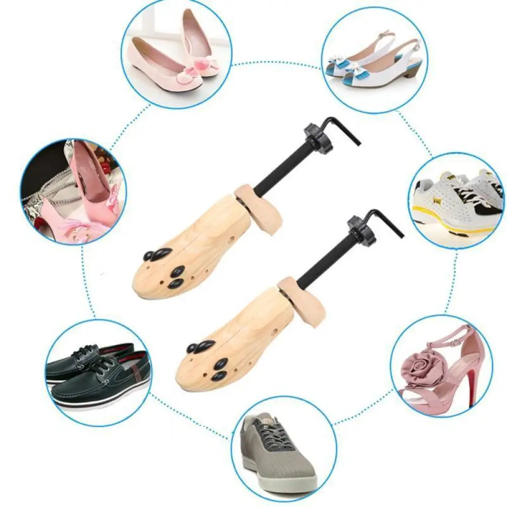 Wooden Shoe Stretcher – Adjustable Width & Length