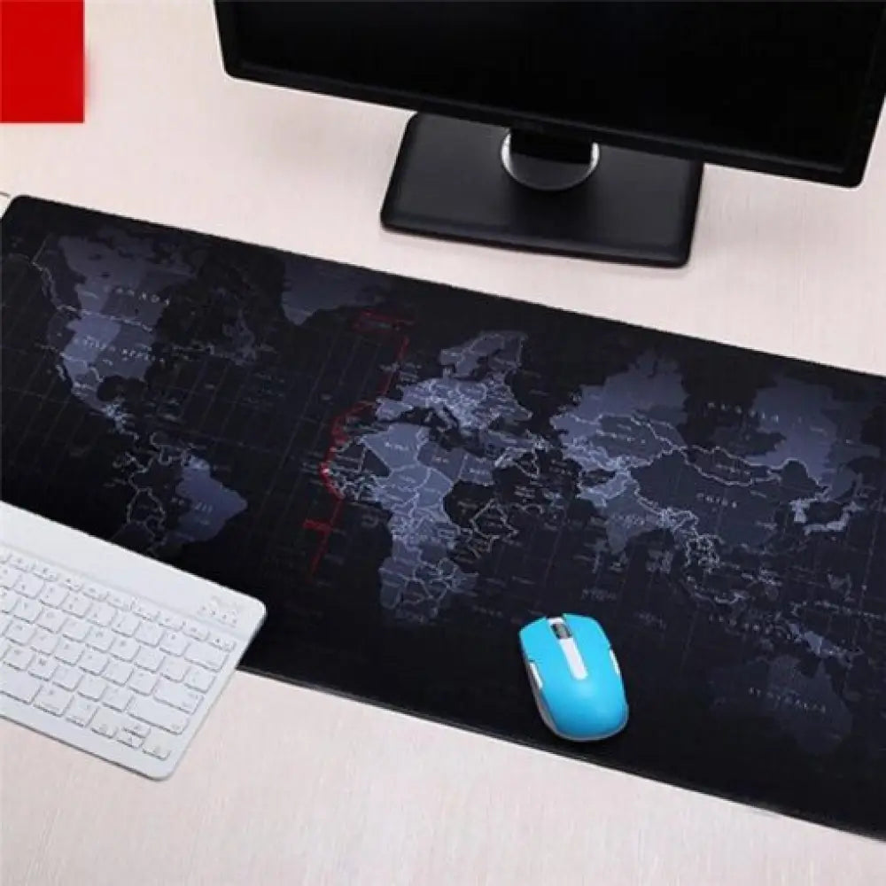 World Map Gaming Pad – RGB Extended Mouse Pad