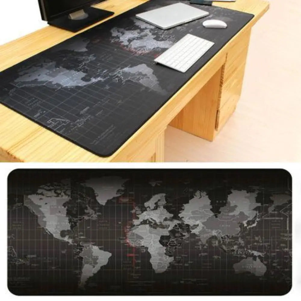 World Map Gaming Pad – RGB Extended Mouse Pad