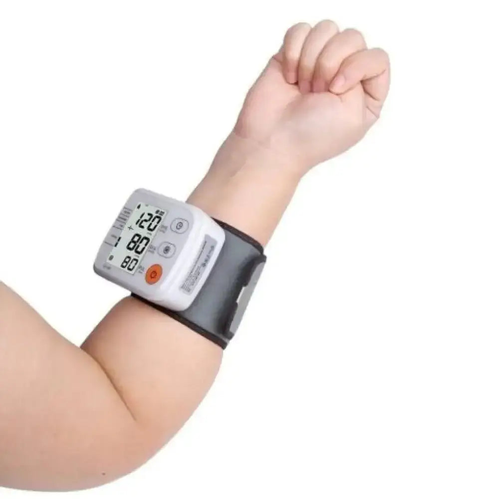 Wrist Blood Pressure Monitor – 120 Memory LCD Irregular HR