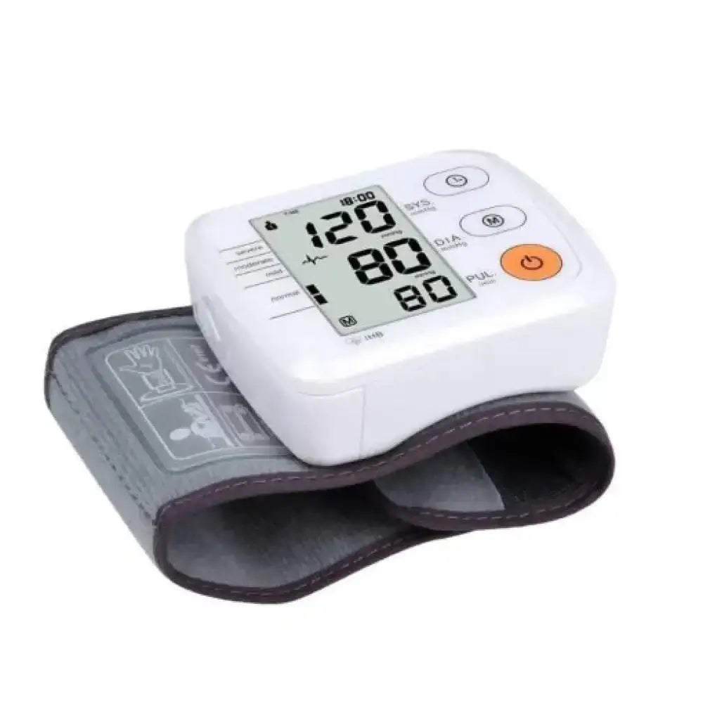 Wrist Blood Pressure Monitor – 120 Memory LCD Irregular HR