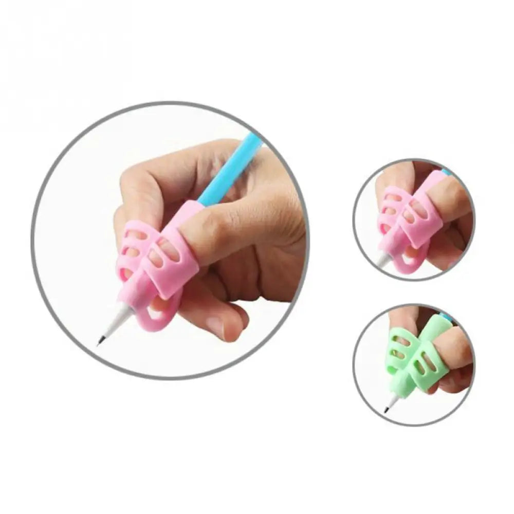 Writing Training Pencil Grips – Soft Silicone 3-Pack Kids