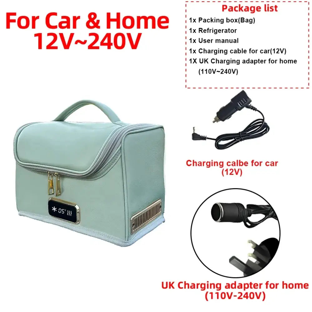 Mini Car Refrigerator 4L – Portable Cooler & Warmer