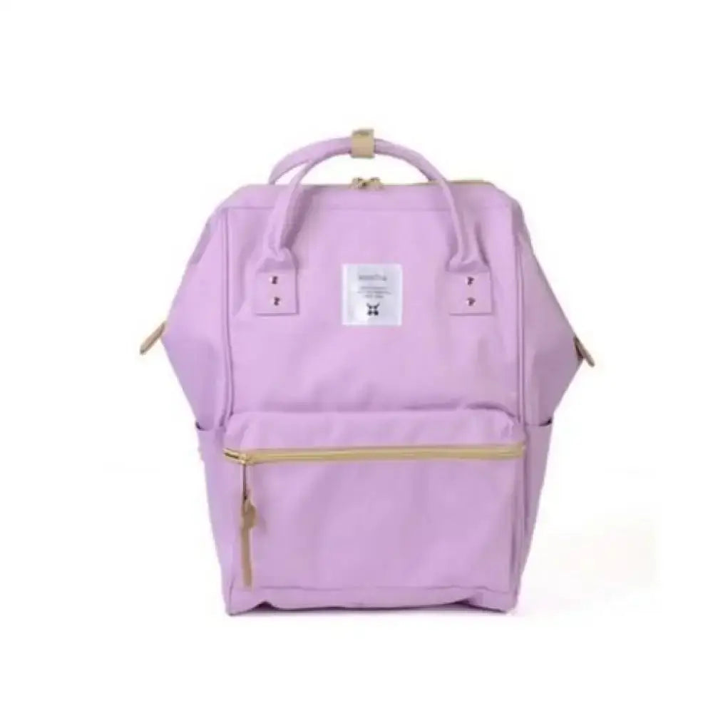 Zipper Rucksack Backpack – Lightweight Canvas Bag