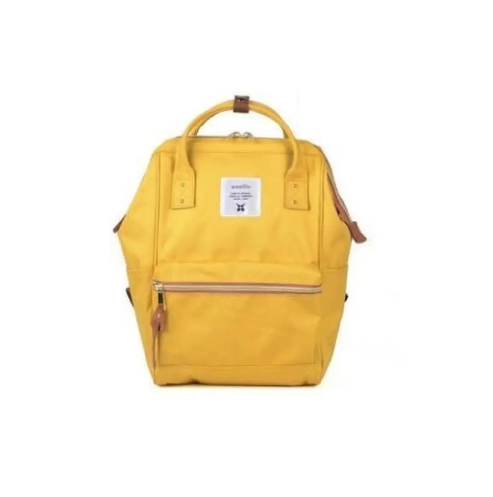 Zipper Rucksack Backpack – Lightweight Canvas Bag
